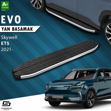 S-Dizayn Skywell ET5 Evo Chrome Side Step 193 Cm Over 2021