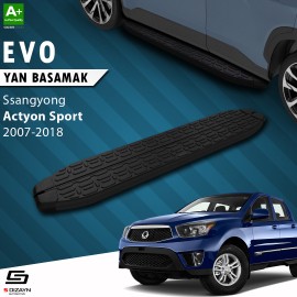 S-Dizayn Ssangyong Actyon Sports Evo Siyah Yan Basamak 203 Cm 2007-2018