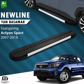 S-Dizayn Ssangyong Actyon Sports NewLine Aluminyum Yan Basamak 203 Cm 2007-2018
