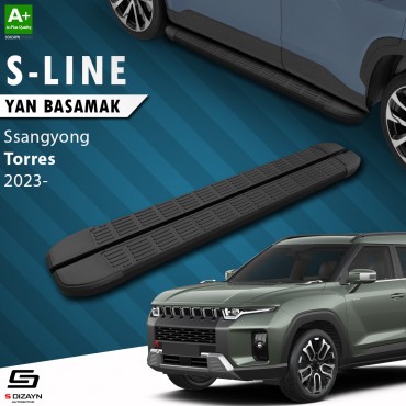 S-Dizayn Ssangyong Torres S-Line Black Side Step 183 Cm Over 2023