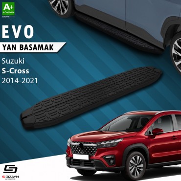 S-Dizayn Suzuki SX4 2 S-Cross Evo Siyah Yan Basamak 173 Cm 2014-2021