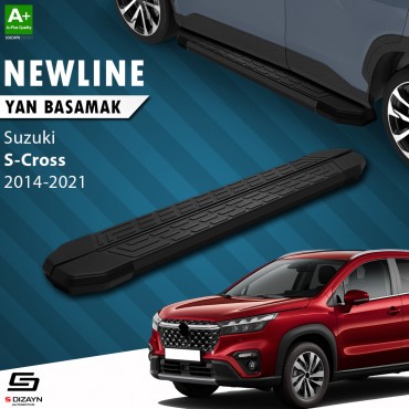S-Dizayn Suzuki SX4 2 S-Cross NewLine Siyah Yan Basamak 179 Cm 2014-2021