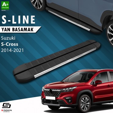S-Dizayn Suzuki SX4 2 S-Cross S-Line Krom Yan Basamak 173 Cm 2014-2021