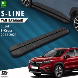 S-Dizayn Suzuki SX4 2 S-Cross S-Line Siyah Yan Basamak 173 Cm 2014-2021