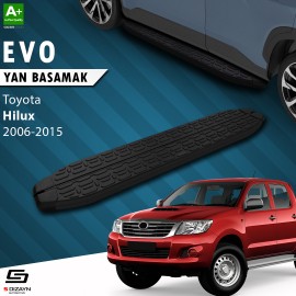 S-Dizayn Toyota Hilux 7 Evo Siyah Yan Basamak 203 Cm 2006-2015