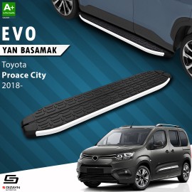 S-Dizayn Toyota Proace City Uzun Şase Evo Aluminyum Yan Basamak 213 Cm 2018 Üzeri