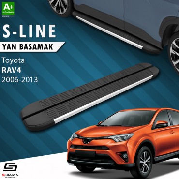 S-Dizayn Toyota Rav 4 3 S-Line Aluminum Side Step 163 Cm 2006-2013