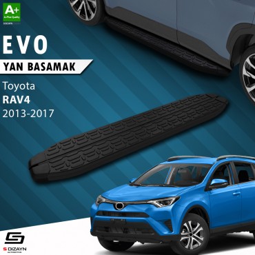 S-Dizayn Toyota Rav 4 4 Evo Black Side Step 173 Cm 2013-2017