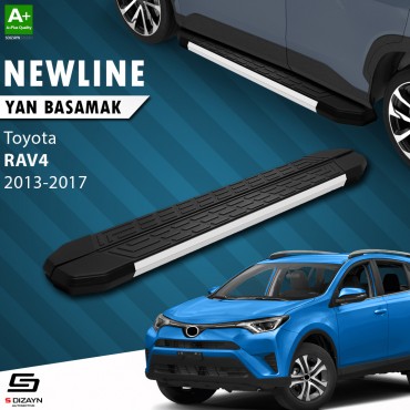 S-Dizayn Toyota Rav 4 4 NewLine Aluminum Side Step 173 Cm 2013-2017