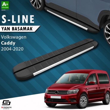 S-Dizayn VW Caddy 3 S-Line Aluminum Side Step 193 Cm 2004-2020