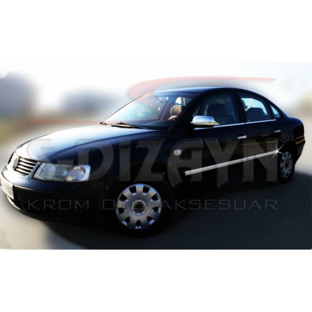 S-Dizayn VW Passat 3B Krom Yan Kapı Çıtası 4 Prç 1998-2005