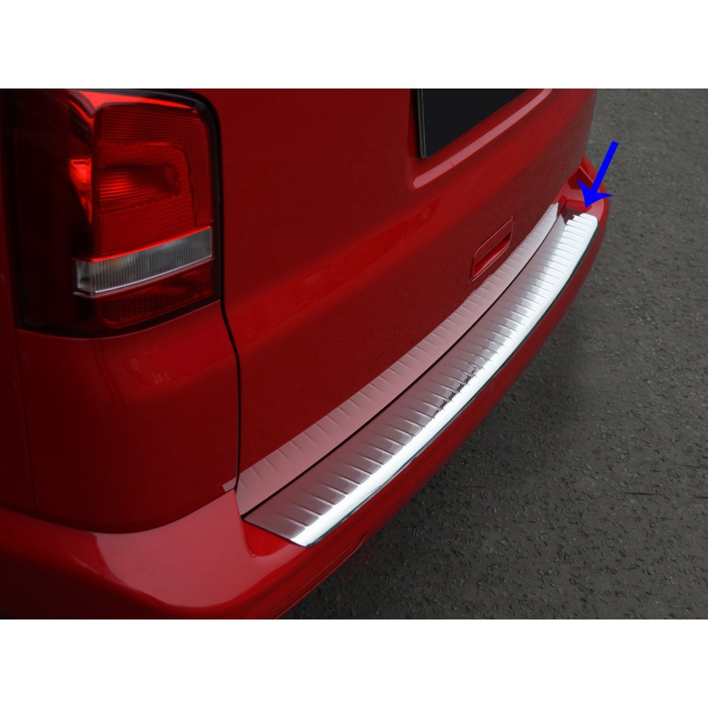 S-Dizayn VW T5 Transporter Krom Arka Tampon Eşiği 2003-2015