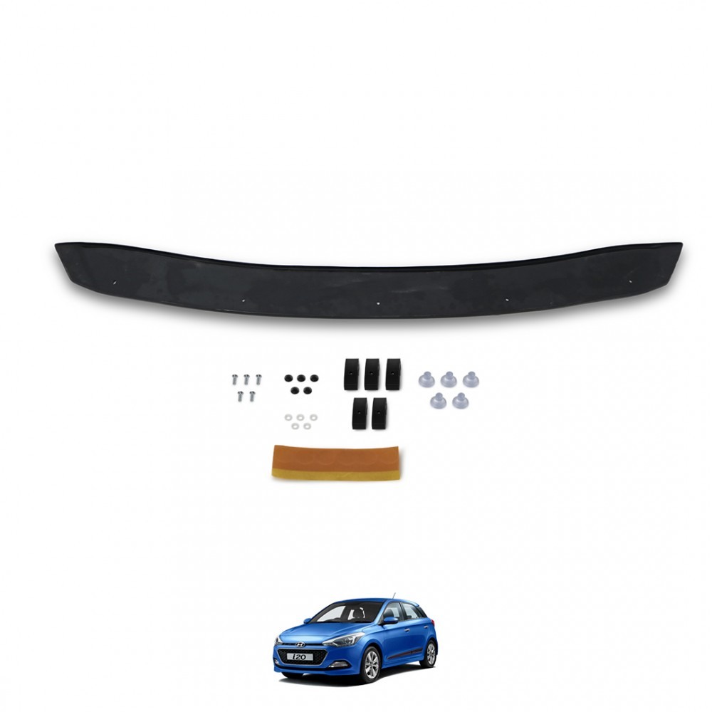 Hyundai i20 Ön Kaput Koruma Rüzgarlığı 4mm ABS 2014 - 2020