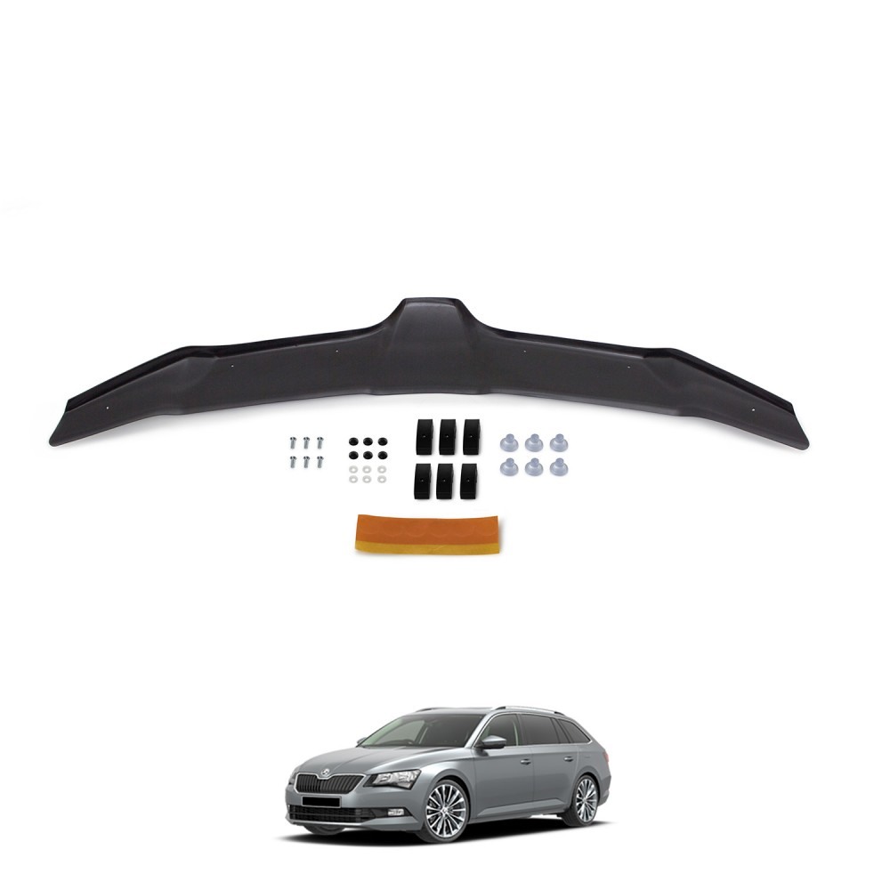  Skoda Rapid Ön Kaput Koruyucu 4mm ABS 2012 - 2019