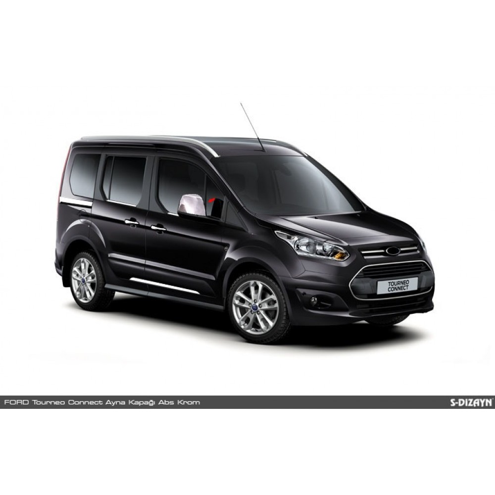 S-Dizayn Ford Connect Ayna Kapağı 2 Prç. Abs. Krom 2014 Üzeri