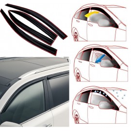 Krom cam rüzgarlığı 1.2mm Fiat Albea/Palıo/Sıena 4'lü / CARU430