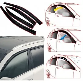 Krom cam rüzgarlığı 1.2mm Fiat Albea/Palıo/Sıena 4'lü / CARU430