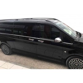 Mercedes Vito W447 Solid Tavan Çıtası Siyah Uzun Şase 2014 ve Sonrası