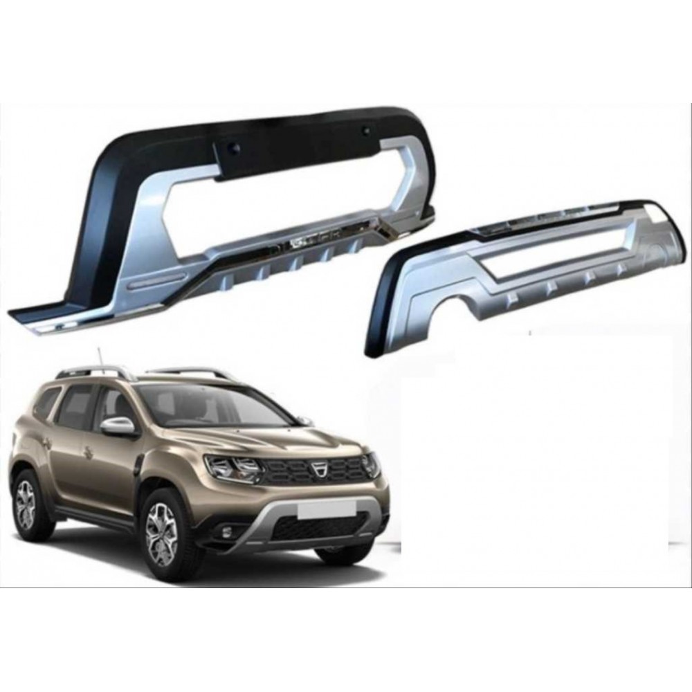 Dacia duster ön ve arka tampon koruma difüzör ledli 2018+