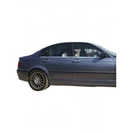 BMW 3 Serisi E46 Sedan Krom Cam Çıtası (4 Parça Paslanmaz Çelik) - 1998-2005 Modeller