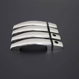 Chevrolet Aveo Sedan Çift Delikli Krom Kapı Kolu (4 Kapı Paslanmaz Çelik) - 2006-2011 Modeller