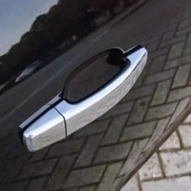 Chevrolet Aveo Sedan Çift Delikli Krom Kapı Kolu (4 Kapı Paslanmaz Çelik) - 2006-2011 Modeller