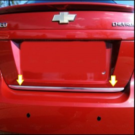 Chevrolet Aveo Sedan Krom Bagaj Alt Çıtası (Paslanmaz Çelik) - 2006-2011 Modeller