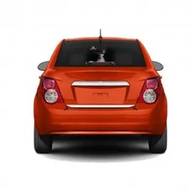 Chevrolet Aveo Sedan Krom Bagaj Alt Çıtası (Paslanmaz Çelik) - 2012 ve Sonrası Modeller