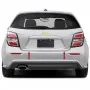 Chevrolet Aveo Hatchback Krom Bagaj Alt Çıtası (Paslanmaz Çelik) - 2012 ve Sonrası Modeller