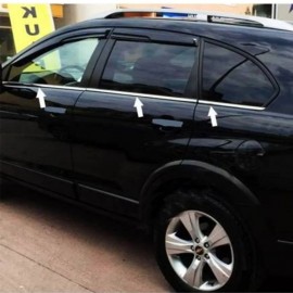 Chevrolet Captiva SUV Krom Cam Çıtası (6 Parça, Paslanmaz Çelik) - 2006 ve Sonrası Modeller