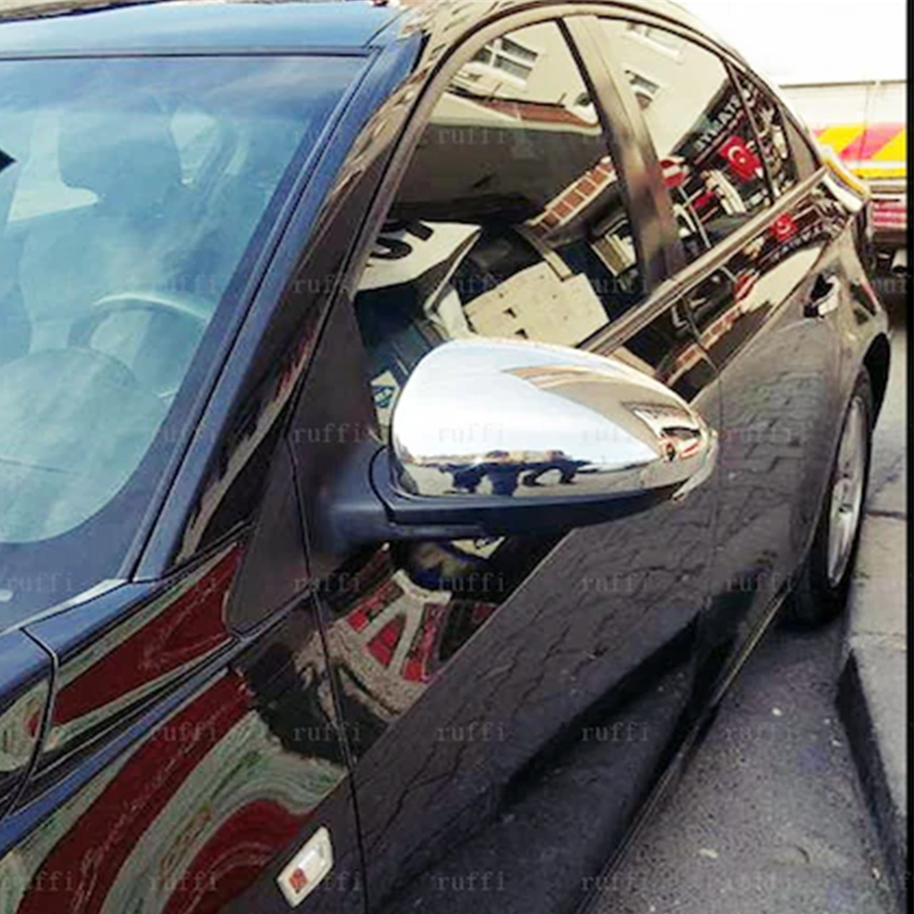 Chevrolet Cruze Sd Ayna Kapağı (2 Parça, Paslanmaz Çelik) - 2009 ve Sonrası Modeller