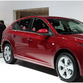Chevrolet Cruze Hb Krom Cam Çıtası (6 Parça Paslanmaz Çelik) - 2009 ve Sonrası Modeller