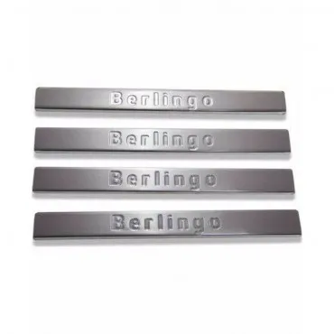 Citroen Berlingo I Mini Van Krom Kapı Eşiği (Paslanmaz Çelik) - 2 Parça - 1996-2008 Modeller