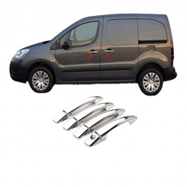Citroen Berlingo II Mini Van Krom Kapı Kolu (Paslanmaz Çelik) - 4 Kapı - 2008-2018 Modeller