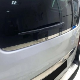 Citroen Berlingo II Mini Van Krom Bagaj Camı Alt Çıtası (Paslanmaz Çelik) - 2008-2018 Modeller