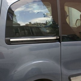 Citroën Berlingo II Mini Van Krom Sürgülü Kapı Çıtası (4 Parça Paslanmaz Çelik) - 2008-2018 Modeller