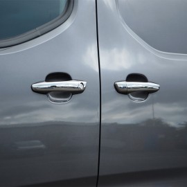 Citroën Berlingo III Mini Van Krom Kapı Kolu (4 Kapı, Paslanmaz Çelik, 2 Delik, 1 Sürgülü) - 2019 ve Sonrası Modeller