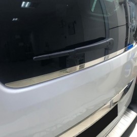 Citroen Berlingo III Mini Van Krom Bagaj Camı Alt Çıtası (Paslanmaz Çelik) - 2019 ve Sonrası Modeller