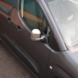 Citroen Berlingo III Mini Van Mirror Cover (2 Pieces ABS Chrome) - For 2019 and Newer Models