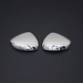 Citroen C3 HB Krom Ayna Kapağı (2 Parça Paslanmaz Çelik) - 2009 ve Sonrası Modeller