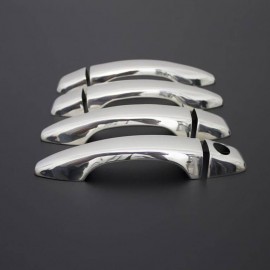 Citroen C4 Hatchback Chrome Door Handle (4 Doors, Stainless Steel) - 2010 and Later Models