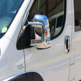 Citroen Jumper Van Mirror Cover (2 Pieces ABS Chrome) - 2006-2024 Models