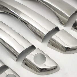 Citroen Jumpy Van Krom Kapı Kolu (4 Kapı, Paslanmaz Çelik, 2 Delik, 1 Sürgülü) - 2017 ve Sonrası Modeller