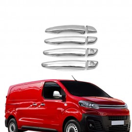 Citroen Jumpy Van Krom Kapı Kolu (4 Kapı, Paslanmaz Çelik, 2 Delik, 1 Sürgülü) - 2017 ve Sonrası Modeller