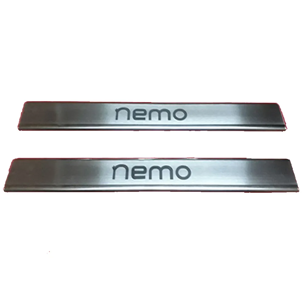 Citroen Nemo Minivan Krom Kapı Eşiği (2 Parça Paslanmaz Çelik) - 2007 ve Sonrası Modeller