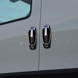 Citroen Nemo MPV Krom Kapı Kolu 4 Kapı 8 Parça Paslanmaz Çelik (Set) - 2007 ve Sonrası Modeller