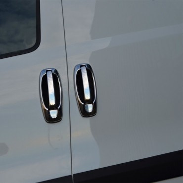 Citroen Nemo MPV Krom Kapı Kolu 4 Kapı 8 Parça Paslanmaz Çelik (Set) - 2007 ve Sonrası Modeller