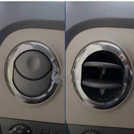 Dacia Duster SUV Krom Havalandırma Çerçevesi (4 Parça, Paslanmaz Çelik) - 2010-2017 Modeller