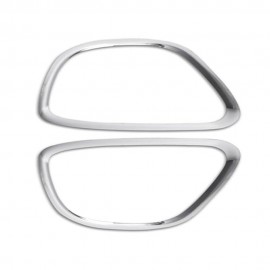 Dacia Duster SUV Krom Sis Farı Çerçevesi (2 Parça, Paslanmaz Çelik) - 2010-2017 Modeller