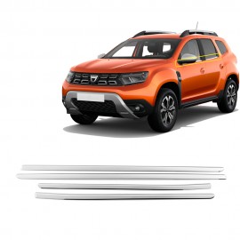 Dacia Duster SUV Krom Cam Çıtası (4 Parça, Paslanmaz Çelik) - 2018-2023 Modeller